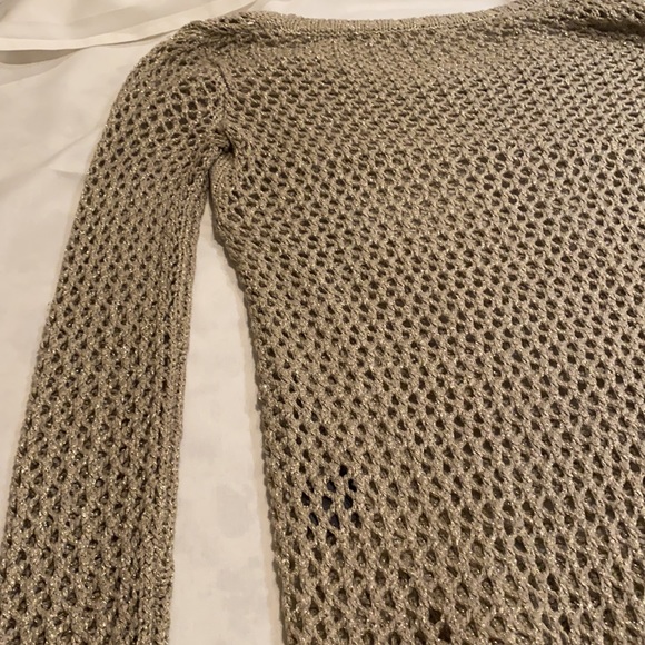 Sparkly tan knitted sweater - Picture 14 of 15